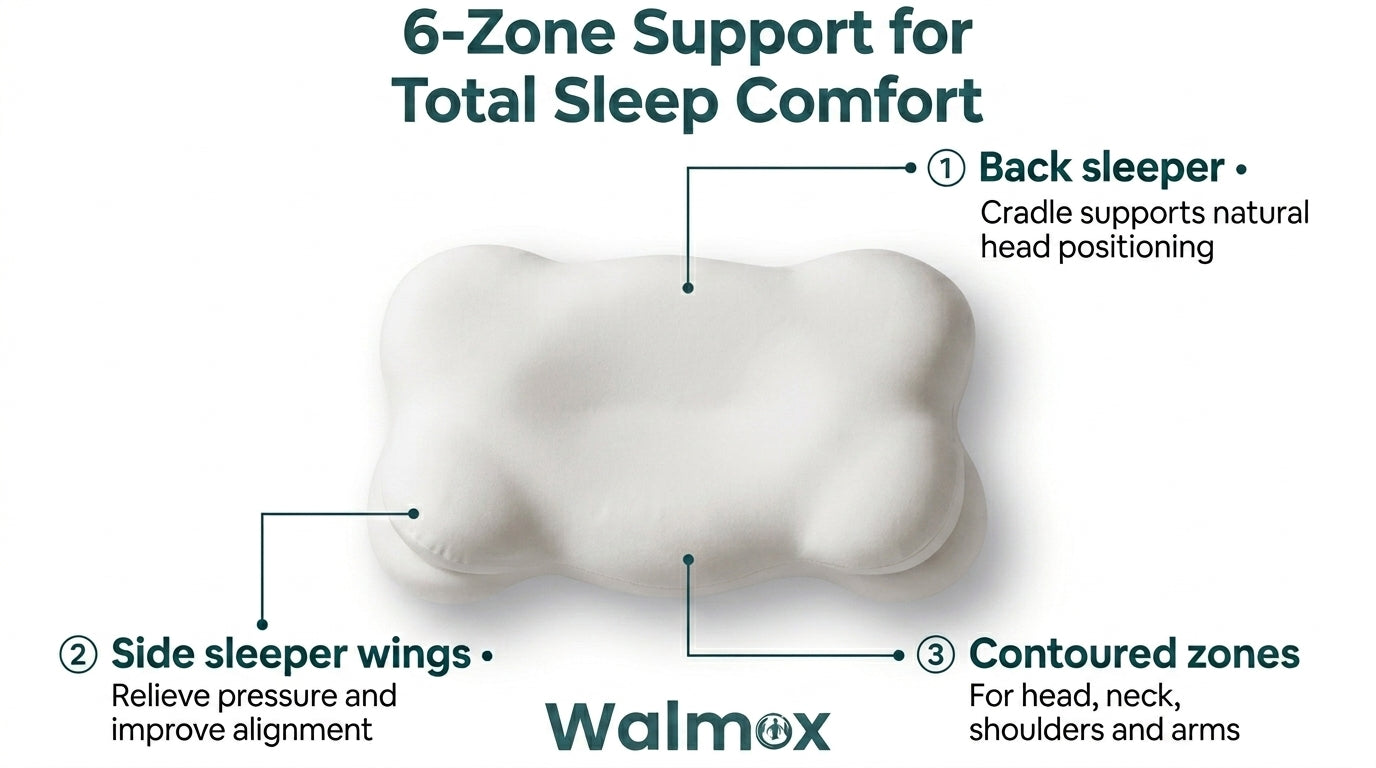 Walmox Memory Foam Cloud Pillow