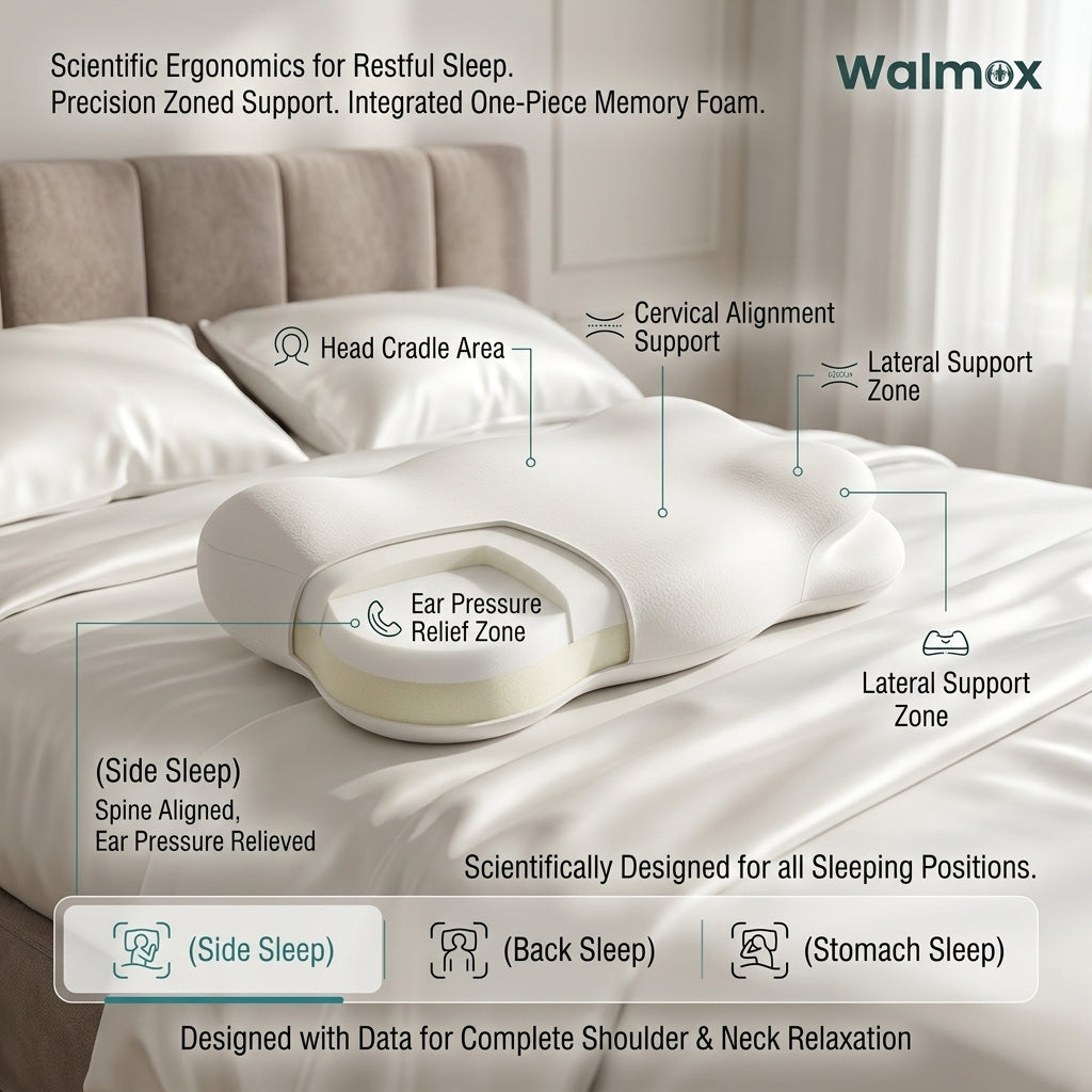 Walmox Memory Foam Cloud Pillow