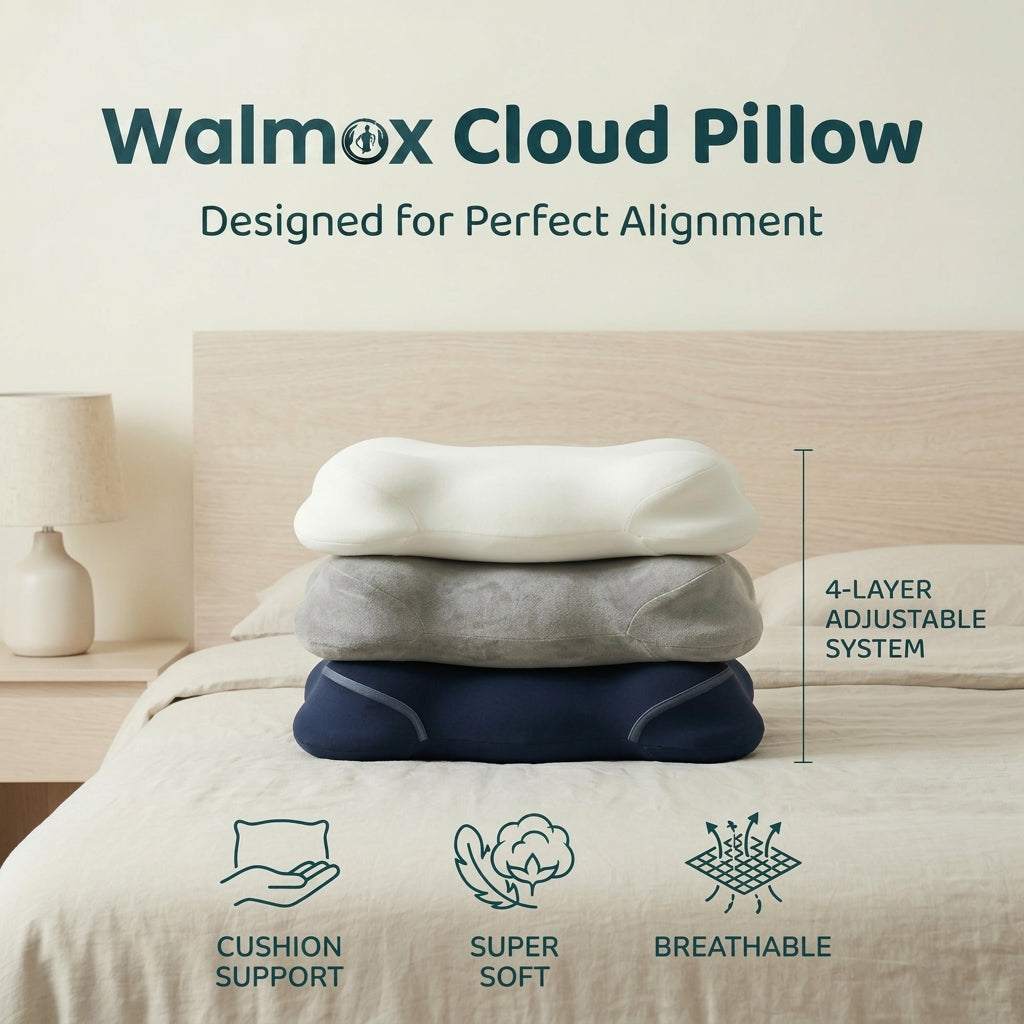 Walmox Memory Foam Cloud Pillow